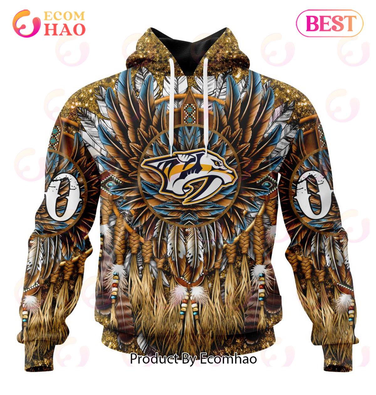 NHL Minnesota Wild Special Native Costume Design 3D Hoodie