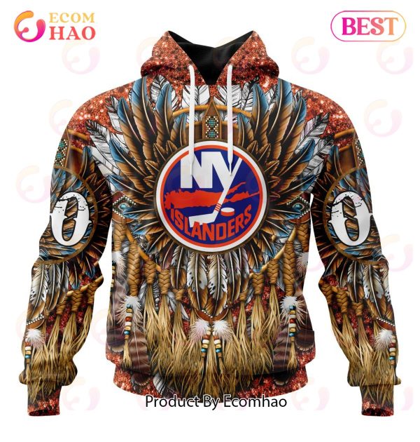 NHL New York Islanders Special Native Costume Design 3D Hoodie