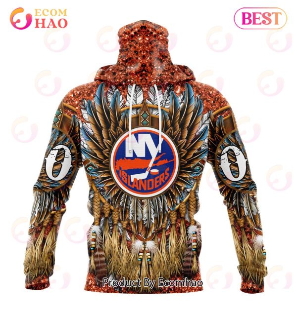 NHL New York Islanders Special Native Costume Design 3D Hoodie