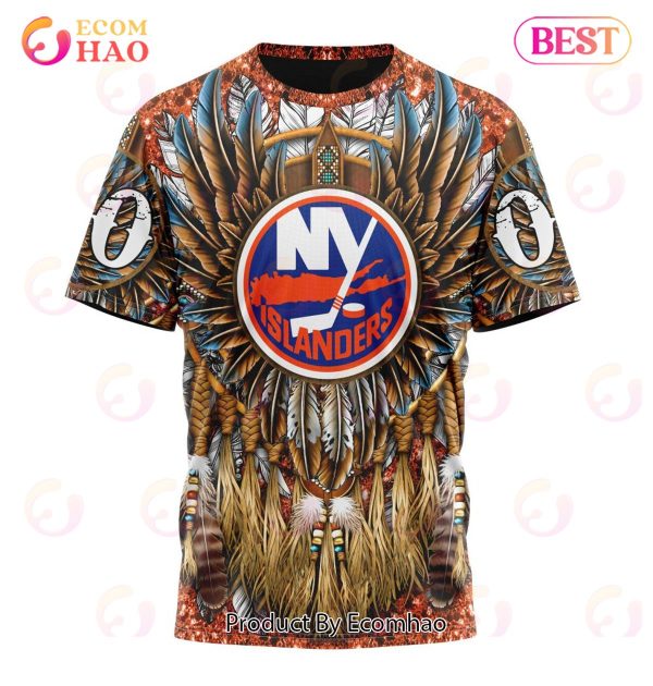 NHL New York Islanders Special Native Costume Design 3D Hoodie