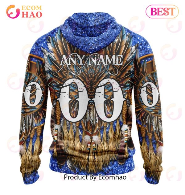 NHL New York Rangers Special Native Costume Design 3D Hoodie