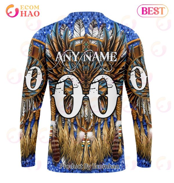 NHL New York Rangers Special Native Costume Design 3D Hoodie