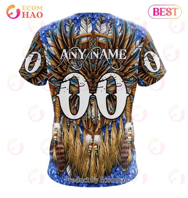 NHL New York Rangers Special Native Costume Design 3D Hoodie