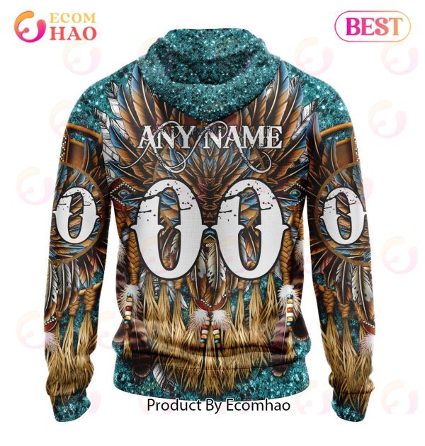 NHL San Jose Sharks Special Native Costume Design 3D Hoodie