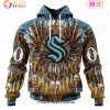 NHL San Jose Sharks Special Native Costume Design 3D Hoodie