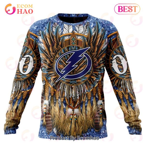 NHL Tampa Bay Lightning Special Native Costume Design 3D Hoodie