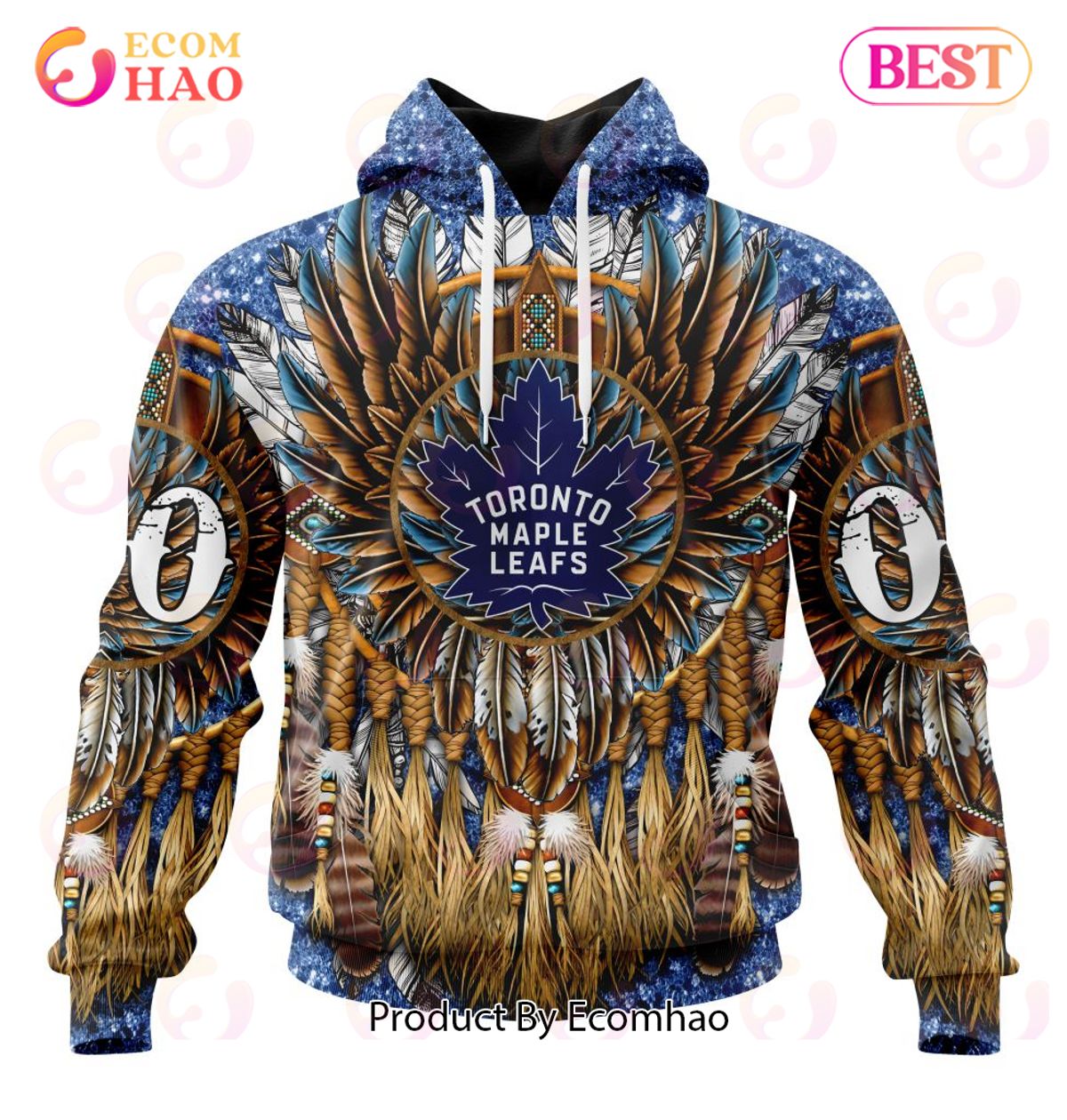 NHL Winnipeg Jets Special Native Costume Design 3D Hoodie