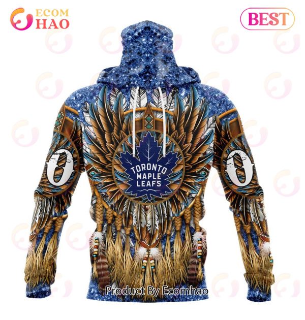 NHL Toronto Maple Leafs Special Native Costume Design 3D Hoodie