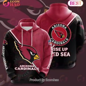 NFL Arizona Cardinals 3D Team Logo Hoodie