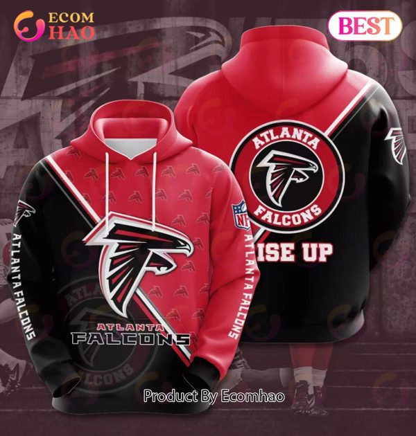 NFL Atlanta Falcons 3D Team Logo Hoodie