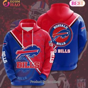 NFL Buffalo Bills 3D Team Logo Hoodie