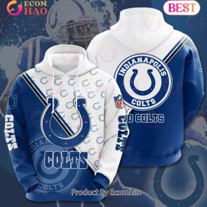 NFL Indianapolis Colts 3D Team Logo Hoodie