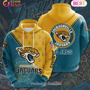 NFL Jacksonville Jaguars 3D Team Logo Hoodie