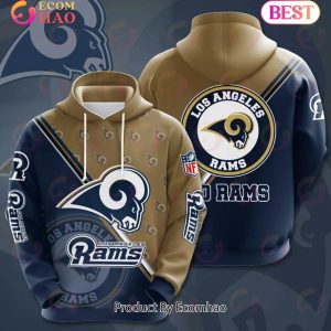 NFL Los Angeles Rams 3D Team Logo Hoodie