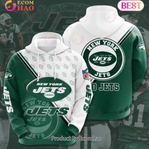 NFL New York Jets 3D Team Logo Hoodie