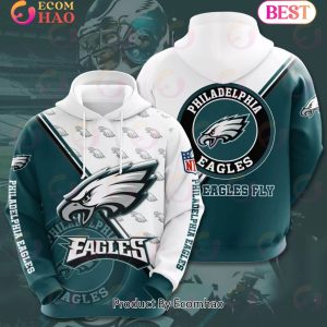 NFL Philadelphia Eagles 3D Team Logo Hoodie