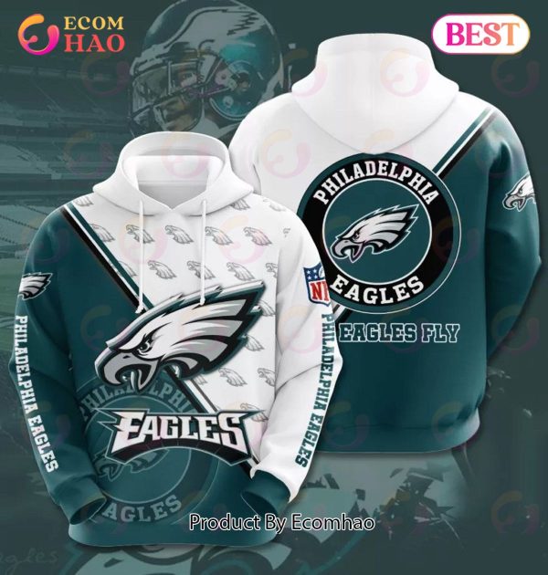 NFL Philadelphia Eagles 3D Team Logo Hoodie