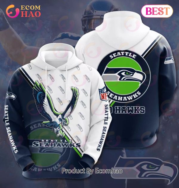 NFL Seattle Seahawks 3D Team Logo Hoodie
