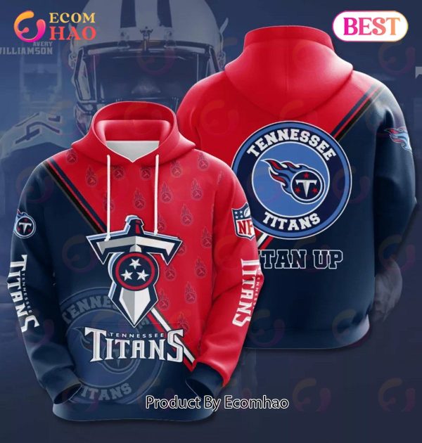 NFL Tennessee Titans 3D Team Logo Hoodie
