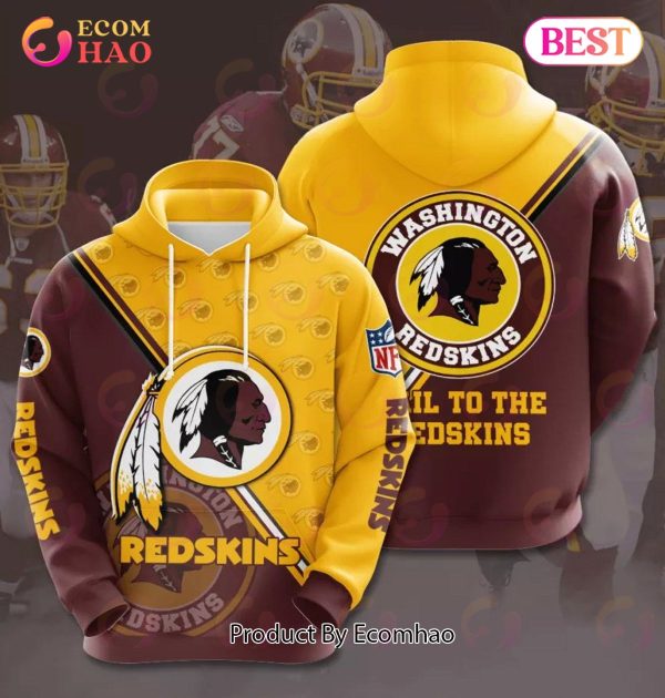 NFL Washington Redskins 3D Team Logo Hoodie