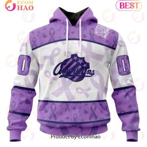 AHL Rochester Americans Special Lavender Fight Cancer 3D Hoodie AHL Rochester Americans Special Lavender Fight Cancer 3D Hoodie