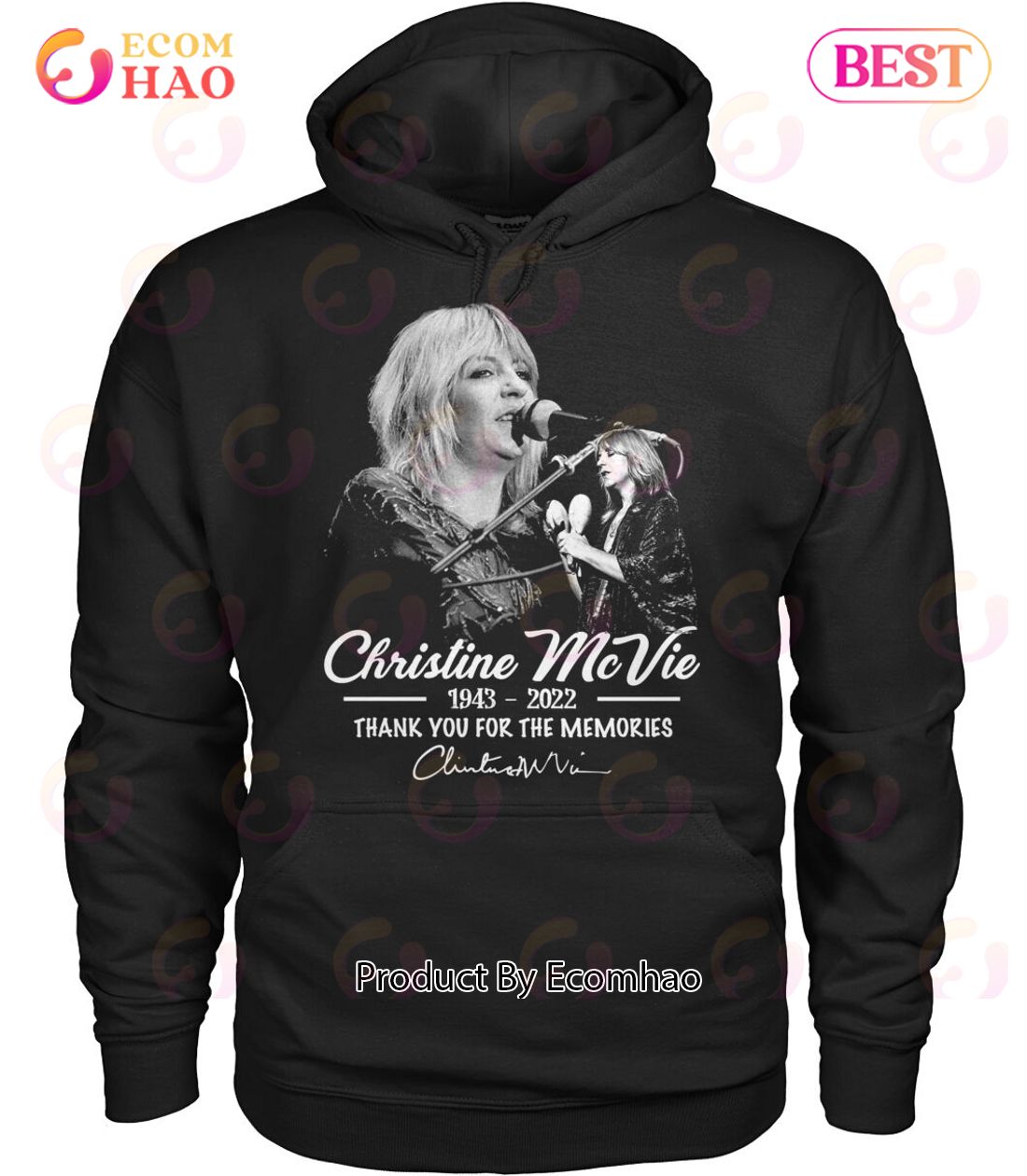 Christine Mcvie 1943 – 2022 Thank You For The Memories Signature T-Shirt