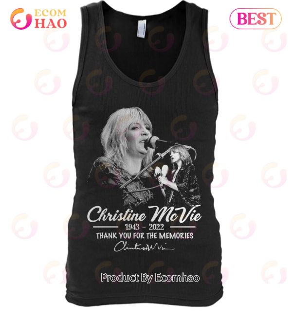 Christine Mcvie 1943 – 2022 Thank You For The Memories Signature T-Shirt