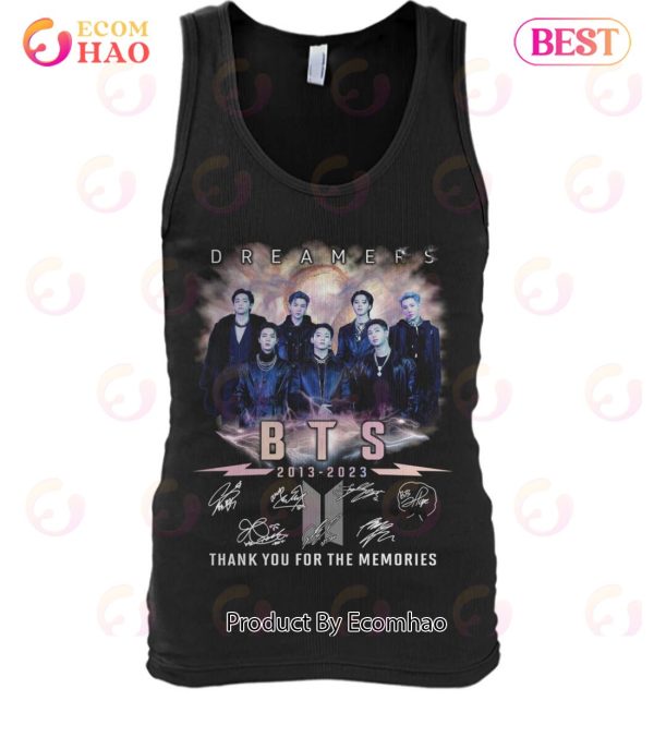 Dreamers BTS 2013 – 2023 Thank You For The Memories T-Shirt