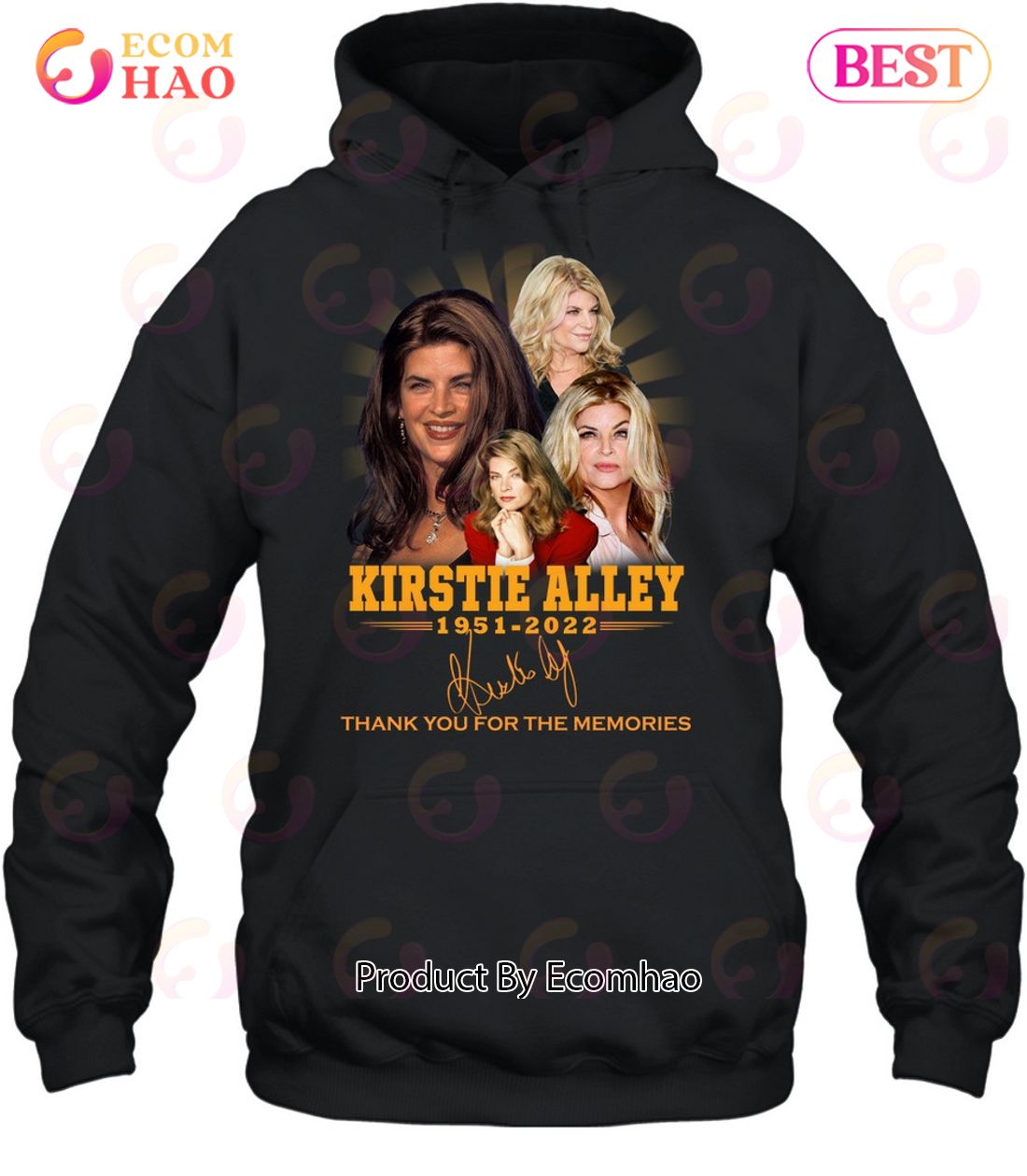 Kirstie Alley 1951 – 2022 Thank You For The Memories T-Shirt