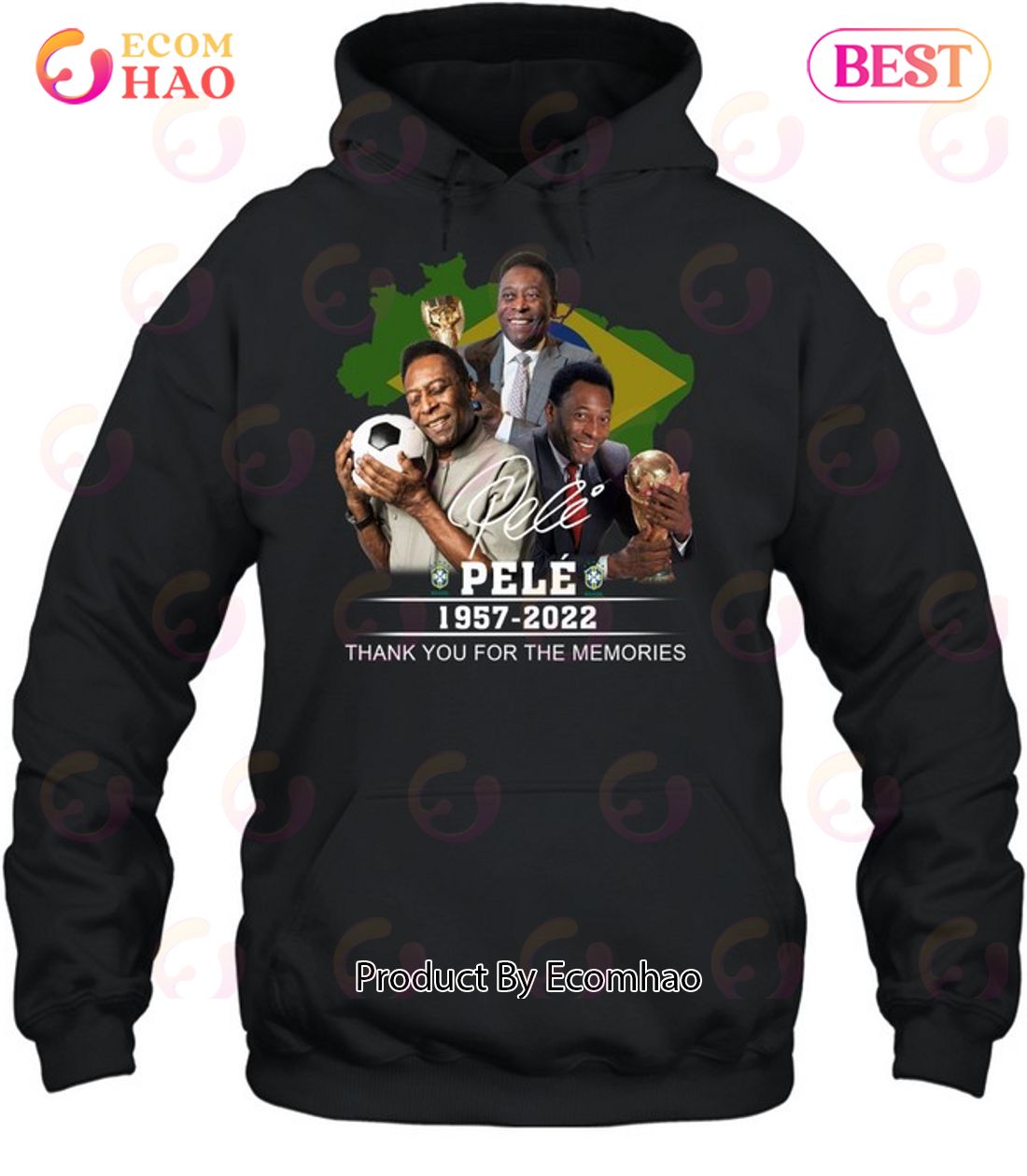 Pele 1957 – 2022 Thank You For The Memories T-Shirt