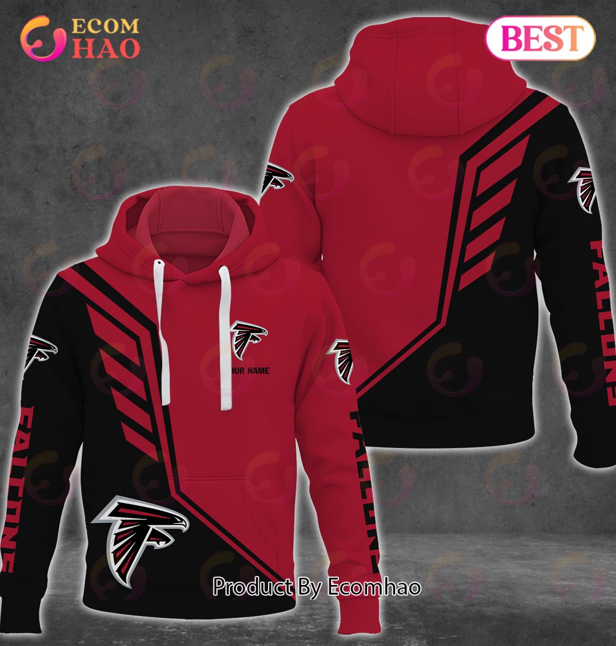 NFL Atlanta Falcons Personalized Combo 3D Hoodie, Sweatshirt, Jogger