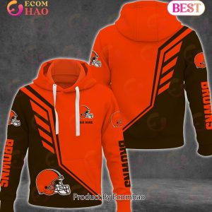 NFL Cleveland Browns Personalized Combo 3D Hoodie, Sweatshirt, Jogger