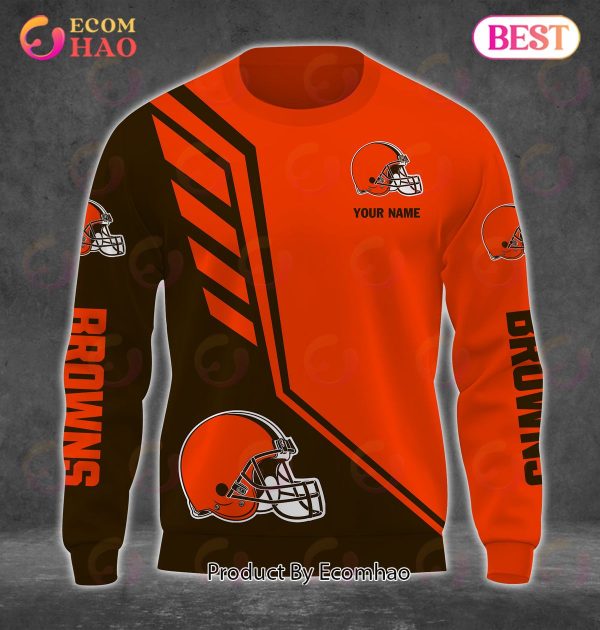 NFL Cleveland Browns Personalized Combo 3D Hoodie, Sweatshirt, Jogger
