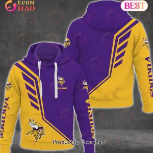 NFL Minnesota Vikings Personalized Combo 3D Hoodie, Sweatshirt, Jogger