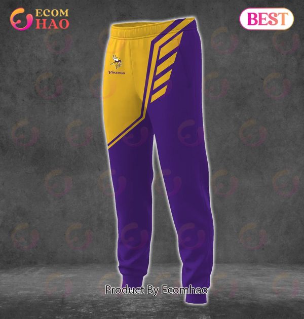 NFL Minnesota Vikings Personalized Combo 3D Hoodie, Sweatshirt, Jogger