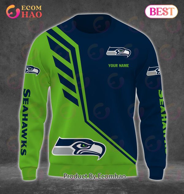 NFL Seattle Seahawks Personalized Combo 3D Hoodie, Sweatshirt, Jogger