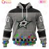 NHL Columbus Blue Jackets Specialized Unisex Kits Hockey Fights Against Autism 3D Hoodie