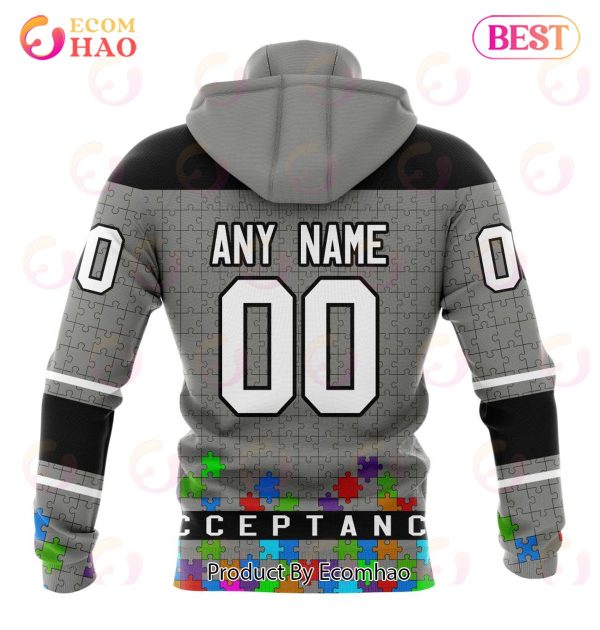 NHL Dallas Stars Specialized Unisex Kits Hockey Fights Against Autism 3D Hoodie