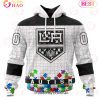 NHL Minnesota Wild Specialized Unisex Kits Hockey Fights Against Autism 3D Hoodie