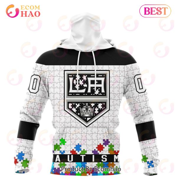 NHL Los Angeles Kings Specialized Unisex Kits Hockey Fights Against Autism 3D Hoodie