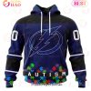 NHL Toronto Maple Leafs Specialized Unisex Kits Hockey Fights Against Autism 3D Hoodie