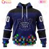 NHL Tampa Bay Lightning Specialized Unisex Kits Hockey Fights Against Autism 3D Hoodie