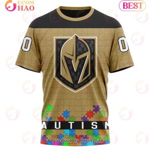 Vegas Golden Knights NHL Special Unisex Kits Hockey Fights Against Autism  Hoodie T Shirt - Growkoc