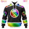 NHL Calgary Flames Special Pride Design Hockey Is For Everyone 3D Hoodie NHL Calgary Flames Special Pride Design Hockey Is For Everyone 3D Hoodie