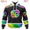 NHL Carolina Hurricanes Special Pride Design Hockey Is For Everyone 3D Hoodie