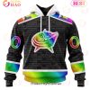NHL Colorado Avalanche Special Pride Design Hockey Is For Everyone 3D Hoodie