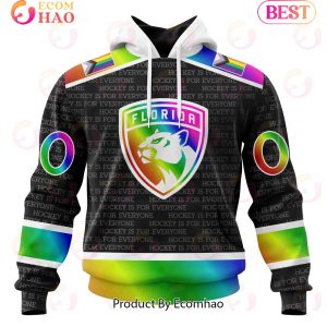 NHL Florida Panthers Special Pride Design Hockey Is For Everyone 3D Hoodie