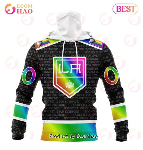 NHL Los Angeles Kings Special Pride Design Hockey Is For Everyone 3D Hoodie
