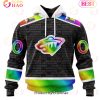 NHL Los Angeles Kings Special Pride Design Hockey Is For Everyone 3D Hoodie