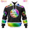 NHL New York Rangers Special Pride Design Hockey Is For Everyone 3D Hoodie